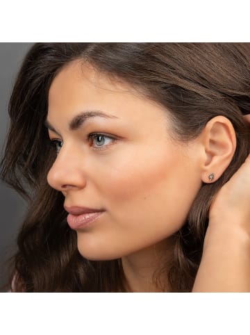 ONE ELEMENT  Zirkonia Ohrringe   Ohrstecker aus 333 Gelbgold in gold