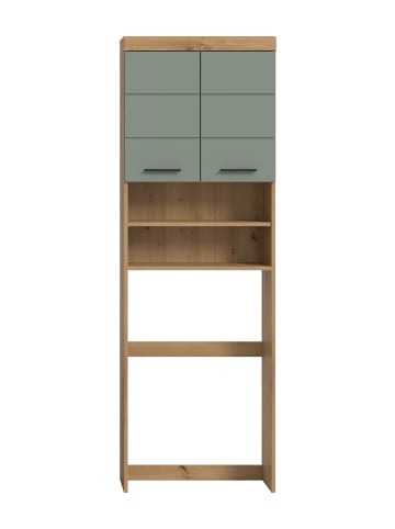 xonox.home Waschmaschienenüberbau in Artisan Eiche/Salbei - (B) 63 x (H) 191 x (T) 24