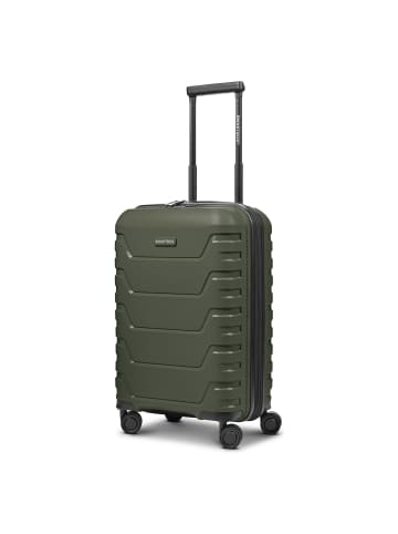 Smartbox Edition 01 4 Rollen Kabinentrolley 55 cm mit Dehnfalte in olive