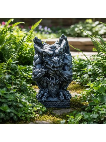 Gargoyle Figur in Grau - (B)28 x (H)42 x (T)28 cm