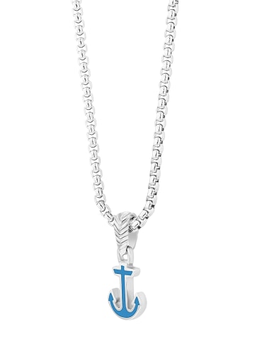 Adeliás Unisex Halskette mit Anhänger – aus Edelstahl in blau