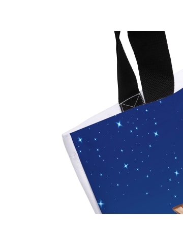 Mr. & Mrs. Panda Shopper Sternzeichen Schütze ohne Spruch in Sternenhimmel Blau