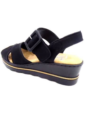 rieker Sandale in schwarz