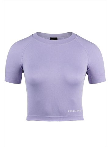 Gorilla Wear Nahtloses Crop-Top - Selah - Violett