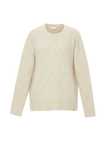 caneva Damen Strickpullover in WOLLWEISS