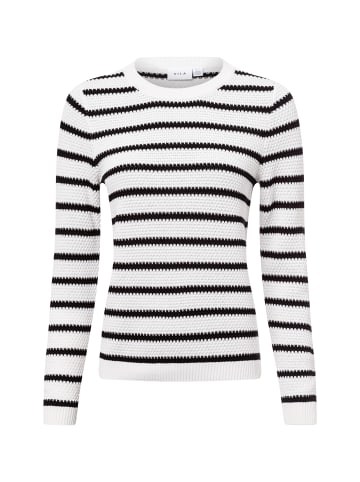 Vila Strickpullover VIDalo in weiß schwarz - 0001