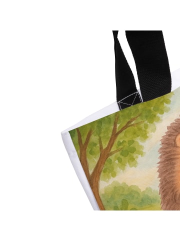 Mr. & Mrs. Panda Shopper Igel Kuchenstück Design ohne Spruch in Weiß