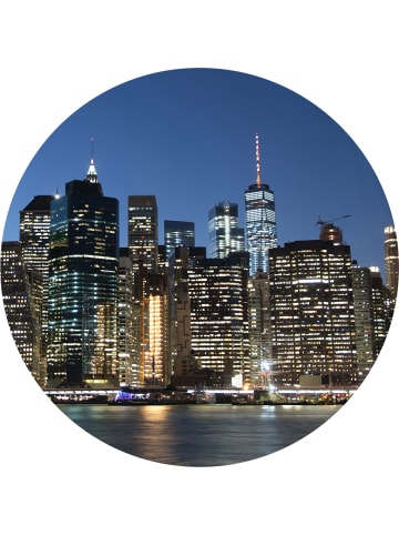 JACK 2 tlg. Mikrofaser Bettwäsche 135x200cm NY CITY in Blau