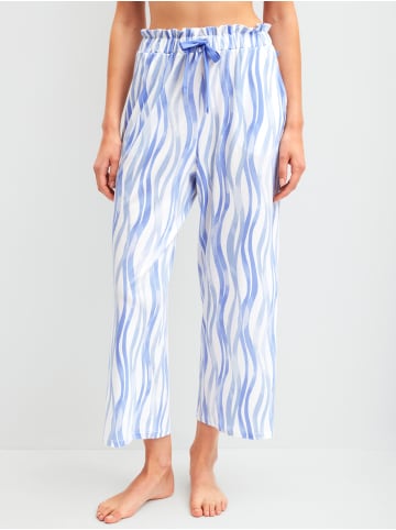 Calida 7/8-Pyjamahose in star white