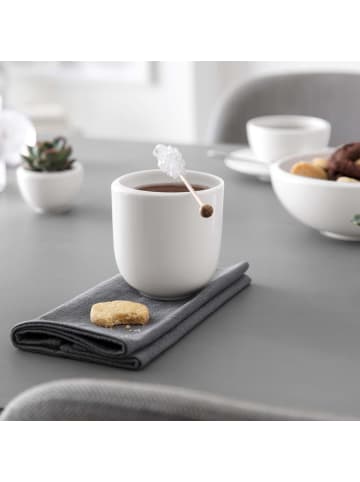 6er Set Kaffeebecher NewMoon in Weiß 320 ml
