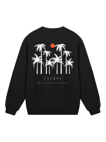 F4NT4STIC Sweatshirt Escape Discover the World Palm Trees in schwarz