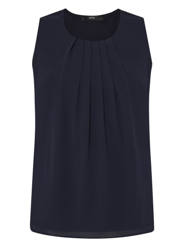 Zero  Blusentop mit Rundhalsausschnitt in Hydrangea