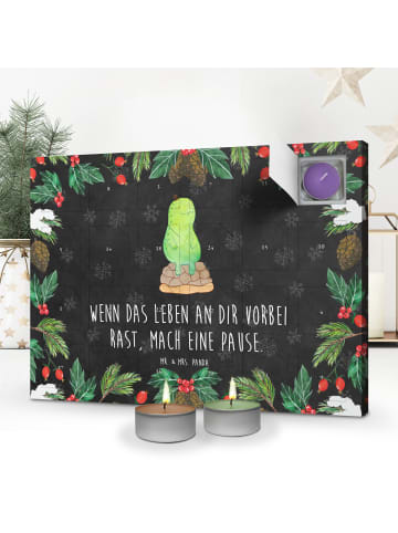 Mr. & Mrs. Panda Duft Adventskalender Schildkröte Pause mit Spruch in Kreidetafel