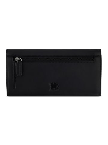 mano Don Andrea Geldbörse RFID Schutz Leder 19 cm schwarz