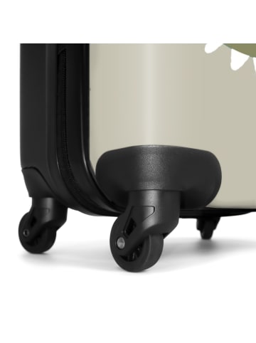 MuchoWow Suitcase, Koffer, Reisekoffer Grüner Dinosaurier
