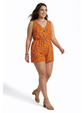 Joella Women Plus Size Jumpsuit in ORANGE