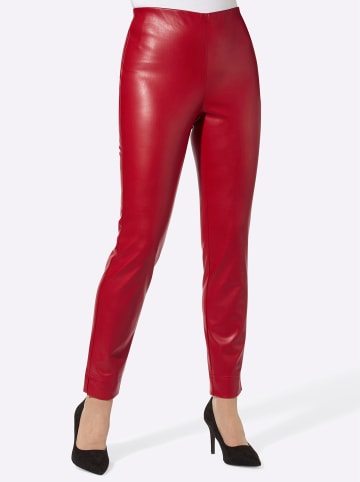 WITT WEIDEN Lederimitat-Hose in rot