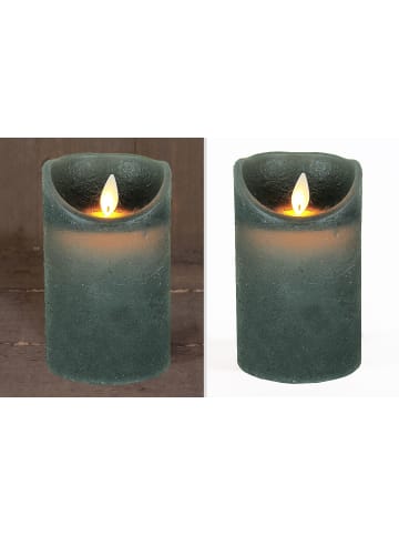 Coen Bakker LED Echtwachskerze 10cm mit Timer in Taupe