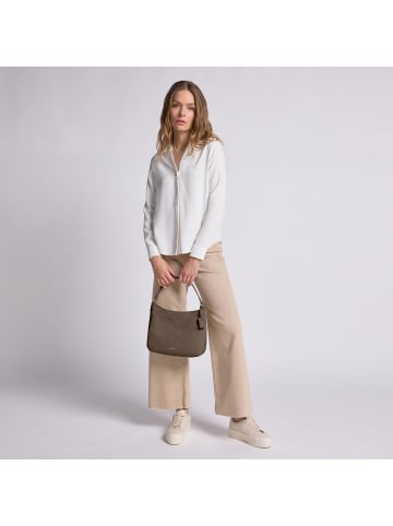 Lazarotti Bologna Leather1 Schultertasche Leder 27 cm in taupe