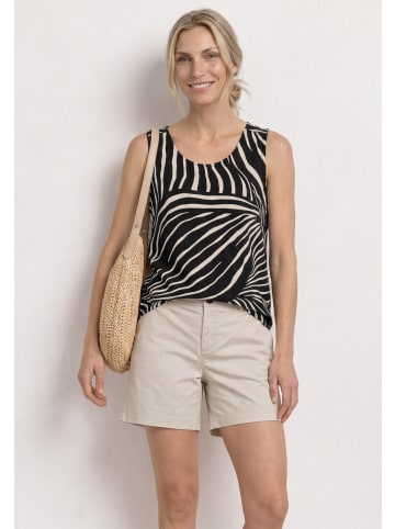 Street One Top in schwarz ecru