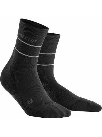cep Running-Socken Reflective Mid-Cut in Schwarz011