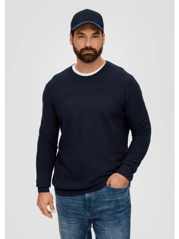 s.Oliver Strickpullover langarm in Blau