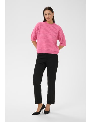 Kaffe Strickpullover KAmonia Loose fit in Pink Power Melange