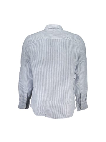 North Sails Blau Leinen Herren Hemd