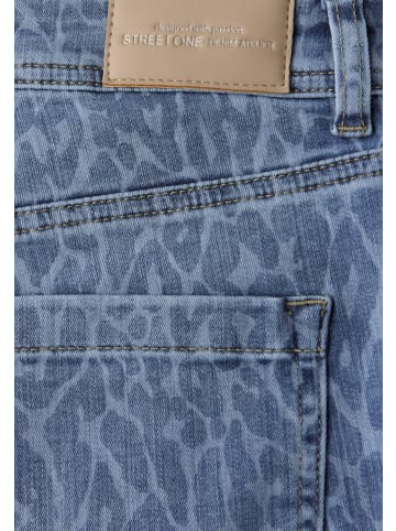 Street One Straight Leg Jeans in Blau