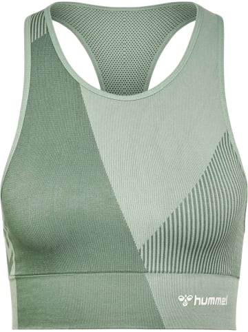 Hummel Sportshirt "Mt Unite Seamless Sports Top" in Grün