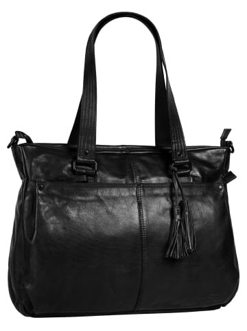 SPIKES & SPARROW Shopper in schwarz
