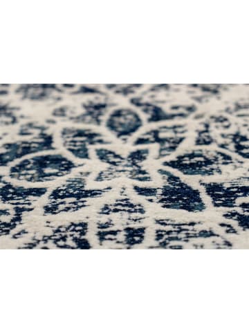 Kayoom Kurzflor Teppich River 140 in grau - multi - rechteckig