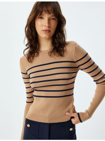 KOTON Sweater in Marineblau Gestreift