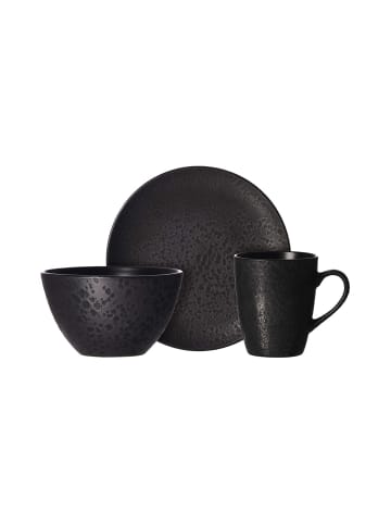 Ritzenhoff & Breker 12er Set Frühstücksservice Kitwe schwarz-grau in schwarz-grau