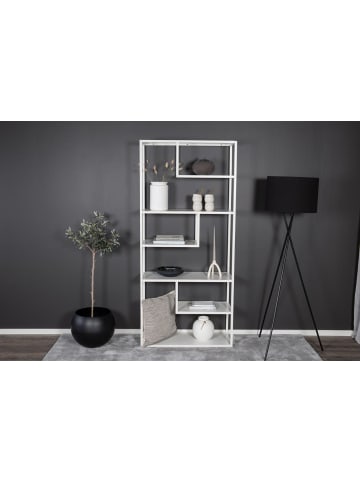 ebuy24 Regal Staal Weiß 85 x 35 cm