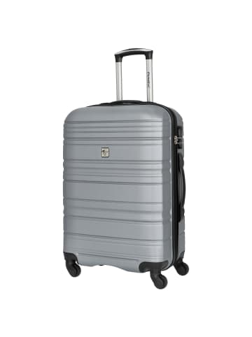 Paradise by CHECK.IN Santiago - 4-Rollen-Trolley 66 cm (silber) in silber