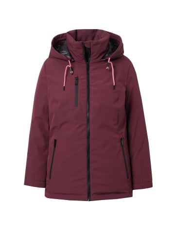 Ulla Popken Parka in dunkel weinrot
