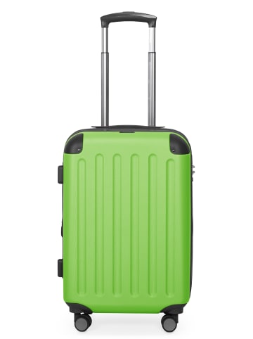 Hauptstadtkoffer Spree - Koffer Flugzeug Trolley Handgepäck Hartschale TSA 42L in Apfelgrün