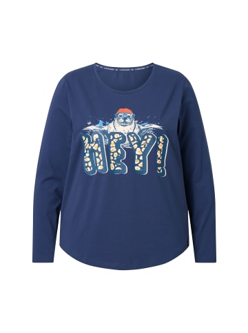 LAURASØN Shirt in navyblau