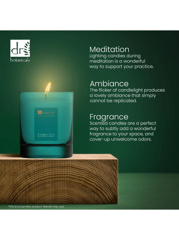 Dr Botanicals DB Kerze mit Ingwerlilien-Inspiration