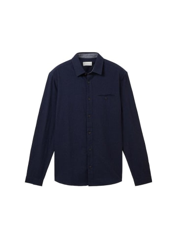 Tom Tailor Langarmhemd in sky captain blue