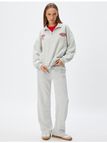 KOTON Sweatshirt in Schneemelange