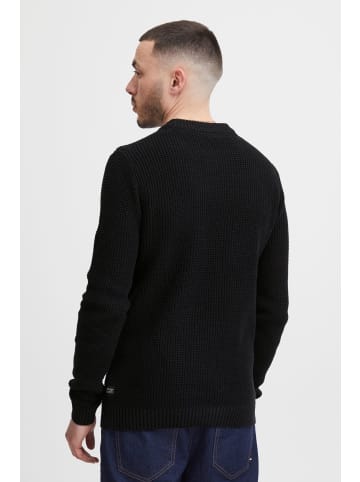 11 Project Strickpullover PRKimmich 21301061-ME  Lässiger Strickpullover mit Perlfang in Schwarz