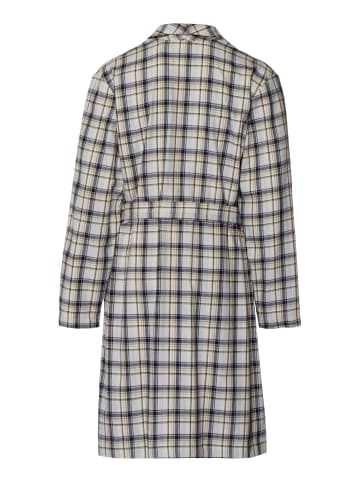 Hanro Bademantel Cozy Comfort in cardamom check