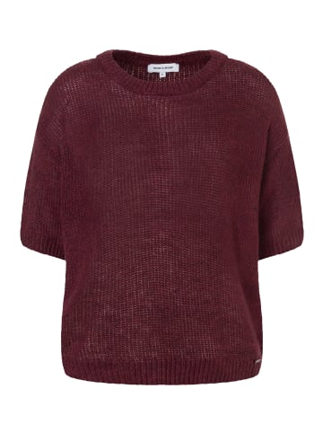 More & More oversized, leichter Strick in ruby orchid