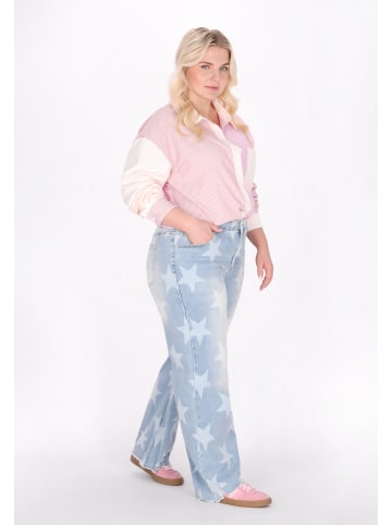 myMo Plus Size Pants in light blue