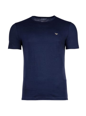Emporio Armani T-Shirt 2er Pack in Beige/Blau