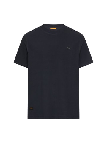 Camel Active T-Shirt aus reiner Baumwolle in Dunkelblau