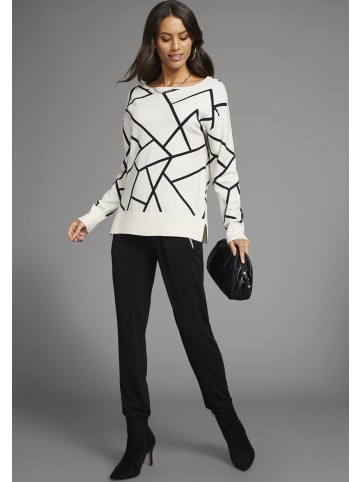 Laura Scott Jacquardpullover in weiß