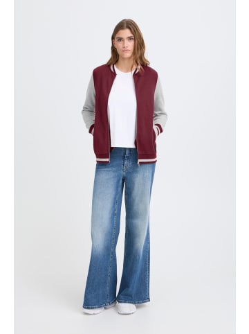 Oxmo Trainingsjacke OXONANA SWEAT JACKET in Rot